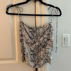 COPY - Reformation snake print top